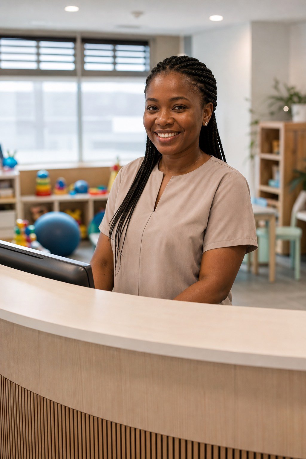 Friendly Caring Minds Therapy team member ready to help